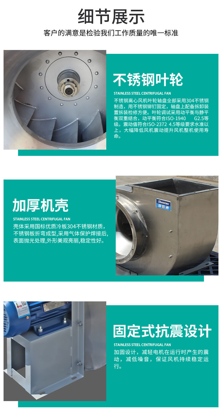 不锈钢离心风机会出现哪些故障？郑通离心风机厂家为你解答